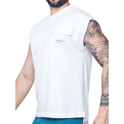 Supawear Wide-Cut Tank White (T9720)