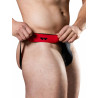 MM The Original Jockstrap Underwear Special Edition REVERSABLE Black/Red 2 inch (T9773)