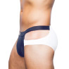 2Eros BLK Label Swim Briefs VB31 Black and White (T9839)