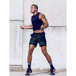 Supawear SPR Cropped Singlet Tank Top Black (T9843)